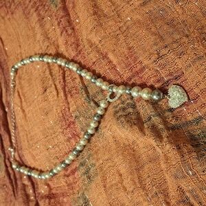 Faux Pearl Adjustable Choker Necklace